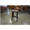 Image 2 : ANTIQUE ARTS AND CRAFTS STOOL