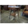 Image 2 : ANTIQUE OAK 2 TIER PARLOUR TABLE