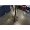 Image 2 : ANTIQUE COAT RACK W/ BRASS HARDWARE
