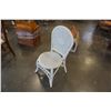 Image 2 : WHITE WICKER SIDE CHAIR