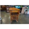 Image 3 : MAPLE TEA TROLLEY W/ DROP SIDES AND DRAWER