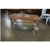 Image 2 : VINTAGE GLASS TOP COFFEE TABLE