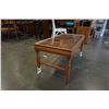 Image 3 : VINTAGE GLASS TOP COFFEE TABLE