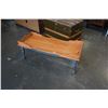 Image 1 : VINTAGE MAPLE REPAINTED COFFEE TABLE W/ GALLERY