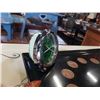 Image 3 : SHIPS WHEEL CLOCK, CLOCK AND COIN TRAY