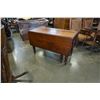 Image 1 : BEAUTIFUL ANTIQUE DROP LEAF DINNING TABLE