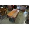 Image 2 : BEAUTIFUL ANTIQUE DROP LEAF DINNING TABLE