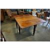 Image 8 : BEAUTIFUL ANTIQUE DROP LEAF DINNING TABLE