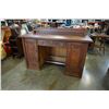 Image 1 : ANTIQUE OAK ARTS AND CRAFTS SIDEBOARD W/ GALLERY
