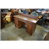 Image 2 : ANTIQUE OAK ARTS AND CRAFTS SIDEBOARD W/ GALLERY