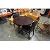 Image 3 : MODERN DROPLEAF DINING TABLE WITH 2 CHAIRS
