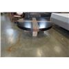Image 2 : 4 FOOT DIAMETER ROUND WOOD COFFEE TABLE
