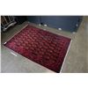 Image 1 : PERSIAN CARPET - APPROX 53 X 83 INCHES