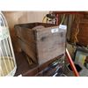 Image 1 : WOOD CRATE AND SHARPENING STONE AND TAMBOURINE