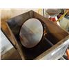 Image 2 : WOOD CRATE AND SHARPENING STONE AND TAMBOURINE