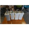 Image 1 : 4 ANTIQUE PORCELAIN DISPENSERS