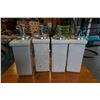Image 2 : 4 ANTIQUE PORCELAIN DISPENSERS