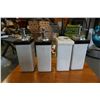 Image 2 : 3 ANTIQUE PORCELAIN DISPENSER AND EXTRA RESERVOIR