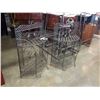 Image 2 : 2 FOLDING METAL SHELFS