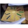 Image 4 : WOOD CROKINOLE BOARD AND GAME BOARDS