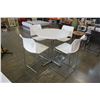 Image 1 : PUB TABLE AND 4 STOOLS