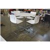 Image 2 : PUB TABLE AND 4 STOOLS
