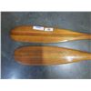 Image 2 : 2 VINTAGE WOOD PADDLES