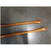 Image 3 : 2 VINTAGE WOOD PADDLES