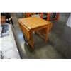Image 8 : PINE GATELEG DINING TABLE WITH 6 HOOPBACK CHAIRS