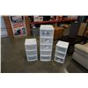 Image 1 : LOTR OF PLASTIC ORGANIZER DRAWERS