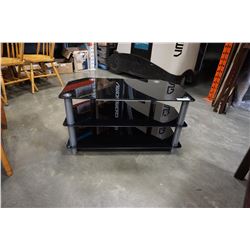 3 TIER GLASS TV STAND