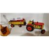 Image 1 : TIN TRACTOR AND TRAILER