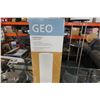Image 2 : GEO TABLE LAMP AND BRUSHED METAL TABLE LAMP W/OUTLET
