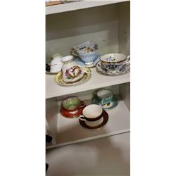 AINSLEY AND OTHER CHINA CUPS AND SAUCERS