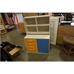 2 piece dresser and shelf