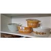 Image 1 : 3 PYREX BOWLS, AND 2 FIRE KING BOWLS