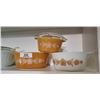 Image 2 : 3 PYREX BOWLS, AND 2 FIRE KING BOWLS