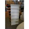 Image 1 : WHITE BOOKSHELF - APPROX 80 INCHES TALL