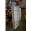Image 2 : WHITE BOOKSHELF - APPROX 80 INCHES TALL