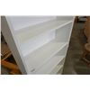 Image 3 : WHITE BOOKSHELF - APPROX 80 INCHES TALL