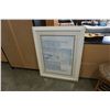 Image 1 : Framed abstract print