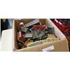 Image 1 : Box of HO model train housing and decorations