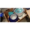 Image 2 : DRINK DISPENSER, CROCK POT AND BOX OF POTS AND PANS