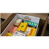 Image 2 : Box of train controller and HO scale train parts