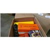 Image 2 : Box of HO model train cars some in box