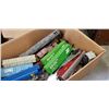 Image 2 : Box of HO model train cars