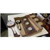 Image 1 : Box of wall thermometres and barometers