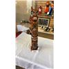 Image 1 : 23 INCH TALL CAST TOTEM POLE - HEAVY