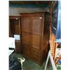 Image 1 : MAHOGANY FINISH 2 PIECE TV WARDROBE