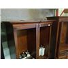 Image 2 : MAHOGANY FINISH 4 PIECE SIDE BY SIDE PIER STORAGE UNITS- NO SHELVES